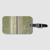 Golden Panes Bagagelabel (Voorkant (horizontaal))