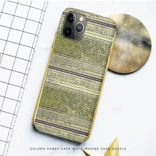 Golden Panes Case-Mate iPhone Case