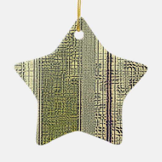 Golden Panes Keramisch Ornament (Voorkant)