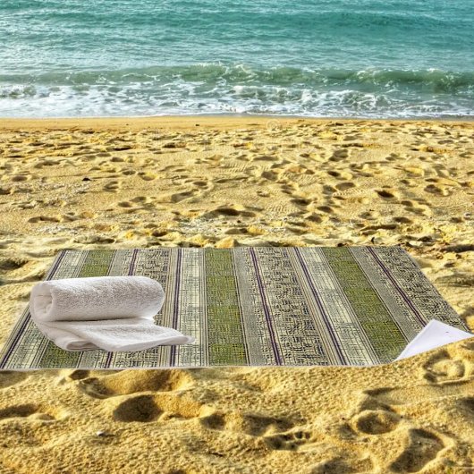 Golden Panes Strandlaken