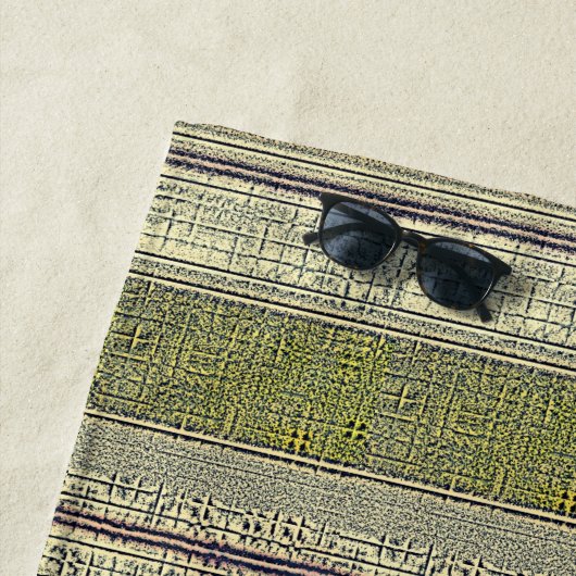 Golden Panes Strandlaken (In situ)