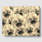 Golden Pansy Guest Book Gastenboek (Achterkant)