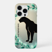 "Golden Panther Majesty" iPhone Hoesje (Achterkant)