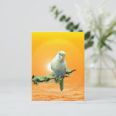 Golden Paraket Briefkaart (Staand voorkant)