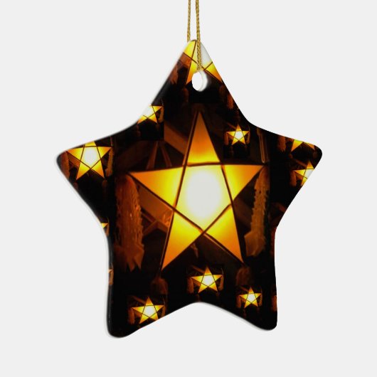 Golden Parol Keramisch Ornament (Rechts)