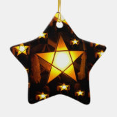 Golden Parol Keramisch Ornament (Achterkant)