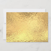 Golden Party QR code Ticket Uitnodiging (Achterkant)