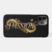 Golden Passion – Luxury Typography Inspirational D Case-Mate iPhone Case (Achterkant (horizontaal))