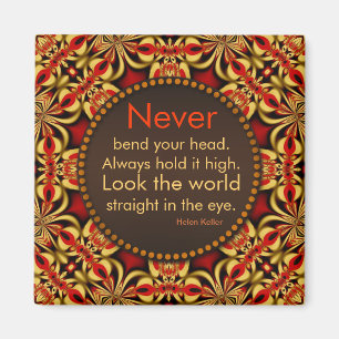 Golden Passion Motivatie Quote Magnet