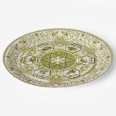 Golden Passover Seder Bord (Gekanteld)