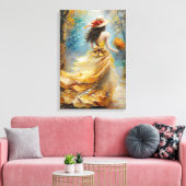 Golden Pathway Muse Canvas Afdruk (Insitu (Woonkamer))
