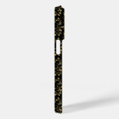Golden patroon 15 bwx4. zwart BG Case-Mate iPhone Case (Achterkant / Rechts)