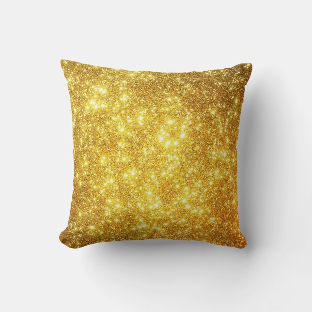 Golden patroon kussen (Voorkant)