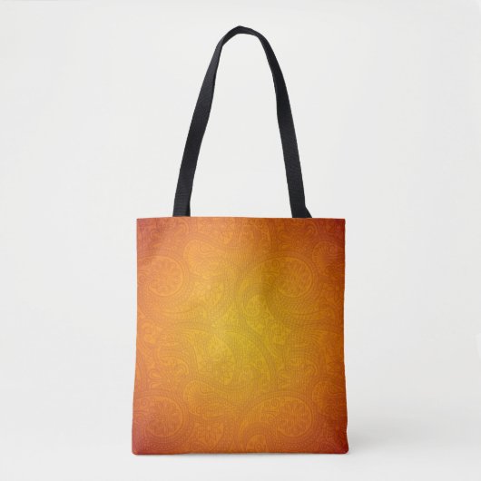 Golden patroon tote bag (Voorkant)