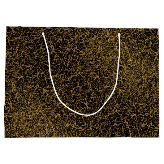 Golden Pattern 09.bw Black BG Groot Cadeauzakje (Achterkant)