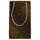 Golden Pattern 09.bw Black BG Klein Cadeauzakje (Voorkant)