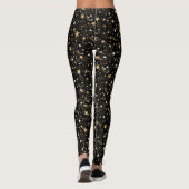 Golden Pattern 10.bw Black BG Leggings (Achterkant)
