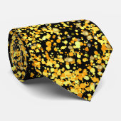 Golden Pattern 11.bw Black BG Stropdas (Opgerold)