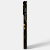 Golden Pattern 14.bw Black BG Case-Mate iPhone Case (Achterkant / Links)