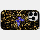 Golden Pattern 14.bw Black BG Case-Mate iPhone Case (Achterkant (horizontaal))