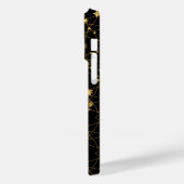 Golden Pattern 14.bw Black BG Case-Mate iPhone Case (Achterkant / Links)