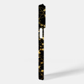 Golden Pattern 14.bw Black BG Case-Mate iPhone Case (Achterkant / Rechts)