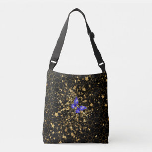 Golden Pattern 14.bw Black BG Crossbody Tas