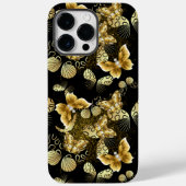 Golden Pattern 16.bw Black BG Case-Mate iPhone Case (Achterkant)