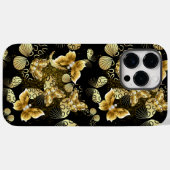 Golden Pattern 16.bw Black BG Case-Mate iPhone Case (Achterkant (horizontaal))