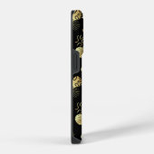Golden Pattern 16.bw Black BG iPhone Hoesje (Rechterkant)