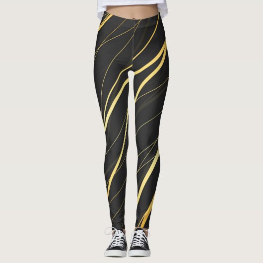 Golden Pattern 1 Leggings (Voorkant)