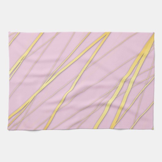 Golden Pattern 2 Theedoek (Horizontaal)