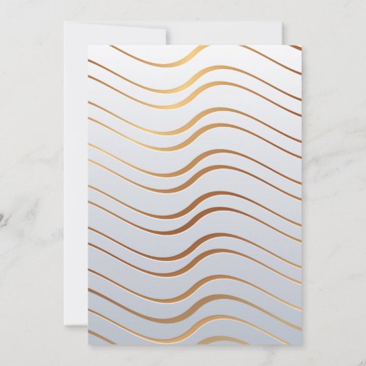 Golden Pattern 3 Bedankkaart (Achterkant)