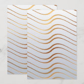 Golden Pattern 3 Bedankkaart (Voorkant / Achterkant)