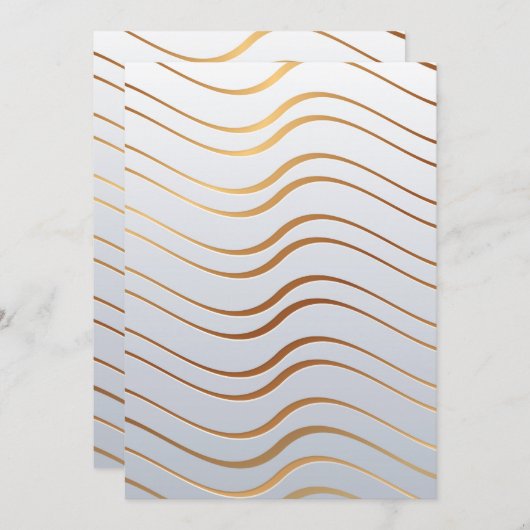 Golden Pattern 3 Bedankkaart (Voorkant / Achterkant)