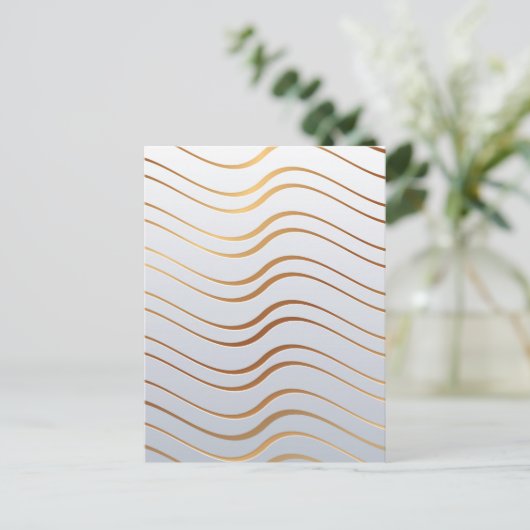 Golden Pattern 3 Briefkaart (Staand voorkant)