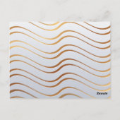 Golden Pattern 3 Briefkaart (Achterkant)