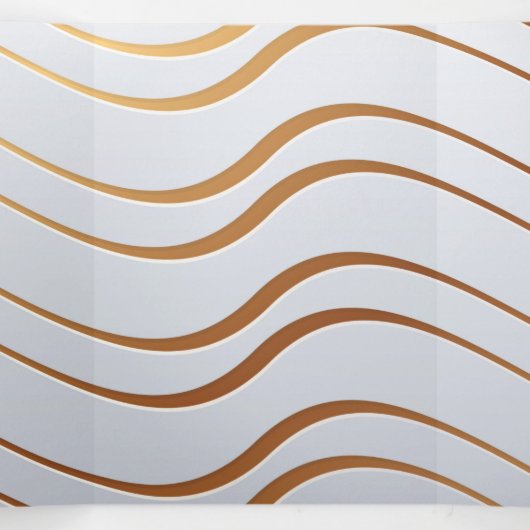 Golden Pattern 3 Drieluik Wenskaart (Binnenkant midden)