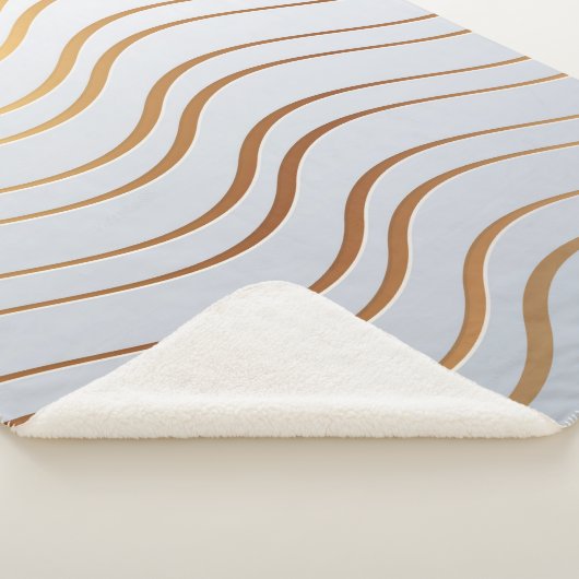 Golden Pattern 3 Sherpa Deken (3/4)