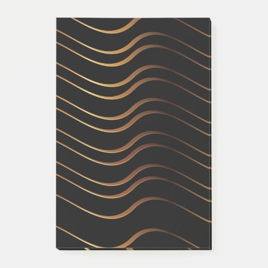 Golden Pattern 4 Post-it® Notes (Voorkant)