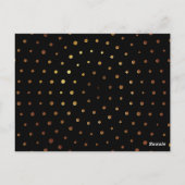 Golden Pattern 6 Briefkaart (Achterkant)