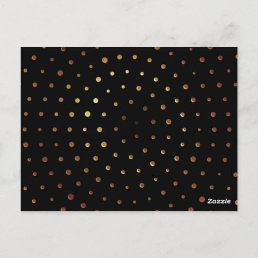 Golden Pattern 6 Briefkaart (Achterkant)