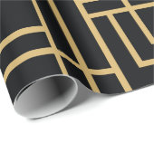 Golden Pattern Cadeaupapier (Rol Hoek)