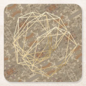 GOLDEN Pattern Kartonnen Onderzetters (Voorkant)