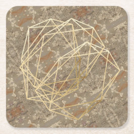 GOLDEN Pattern Kartonnen Onderzetters