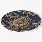 Golden patterns AI art  Papieren Bordje (Gekanteld)