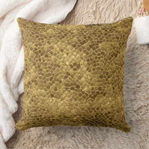 Golden Patterns AI-kunst Kussen