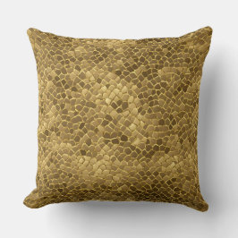 Golden Patterns AI-kunst Kussen