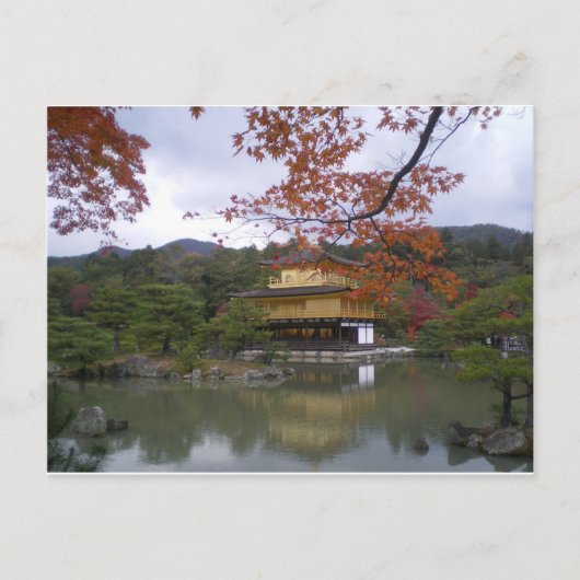 Golden Pavilion in Kyoto, Japan Briefkaart (Voorkant)
