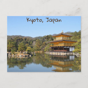 Golden Pavilion, Kyoto, Japan Briefkaart